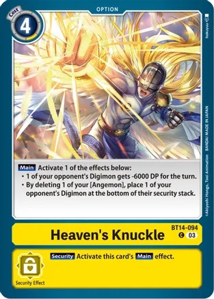 Heavens Knuckle - BT14-094 - C