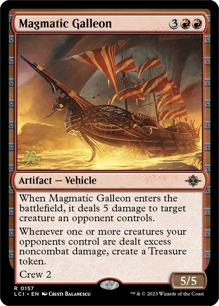 Magmatic Galleon - Foil - Prerelease Promo