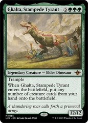 Ghalta, Stampede Tyrant - Foil - Prerelease Promo