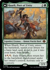 Huatli, Poet of Unity // Roar of the Fifth People - Foil - Prerelease Promo