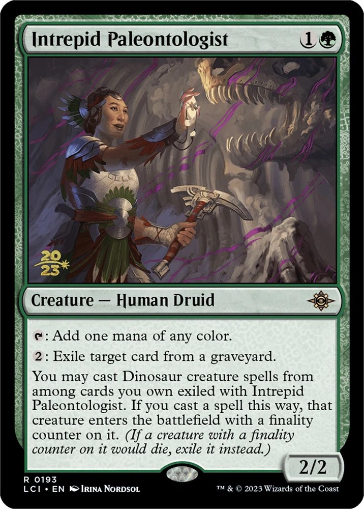 Intrepid Paleontologist - Foil - Prerelease Promo