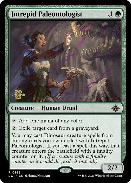 Intrepid Paleontologist - Foil - Prerelease Promo