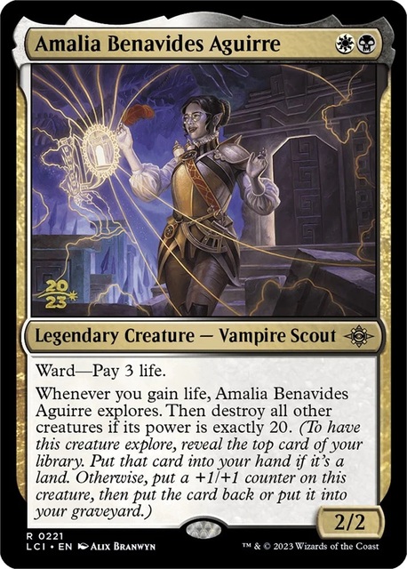 Amalia Benavides Aguirre - Foil - Prerelease Promo