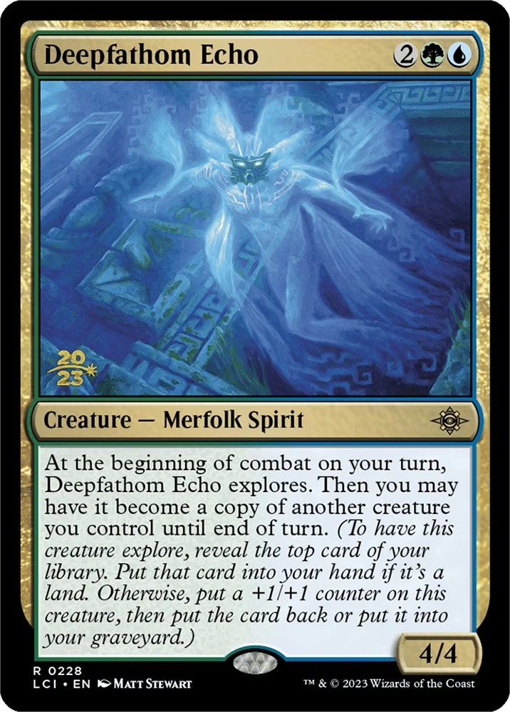 Deepfathom Echo - Foil - Prerelease Promo