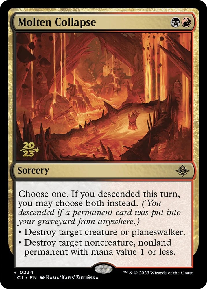 Molten Collapse - Foil - Prerelease Promo