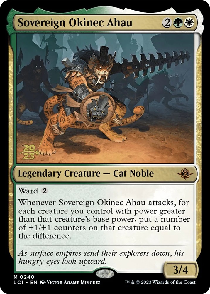 Sovereign Okinec Ahau - Foil - Prerelease Promo