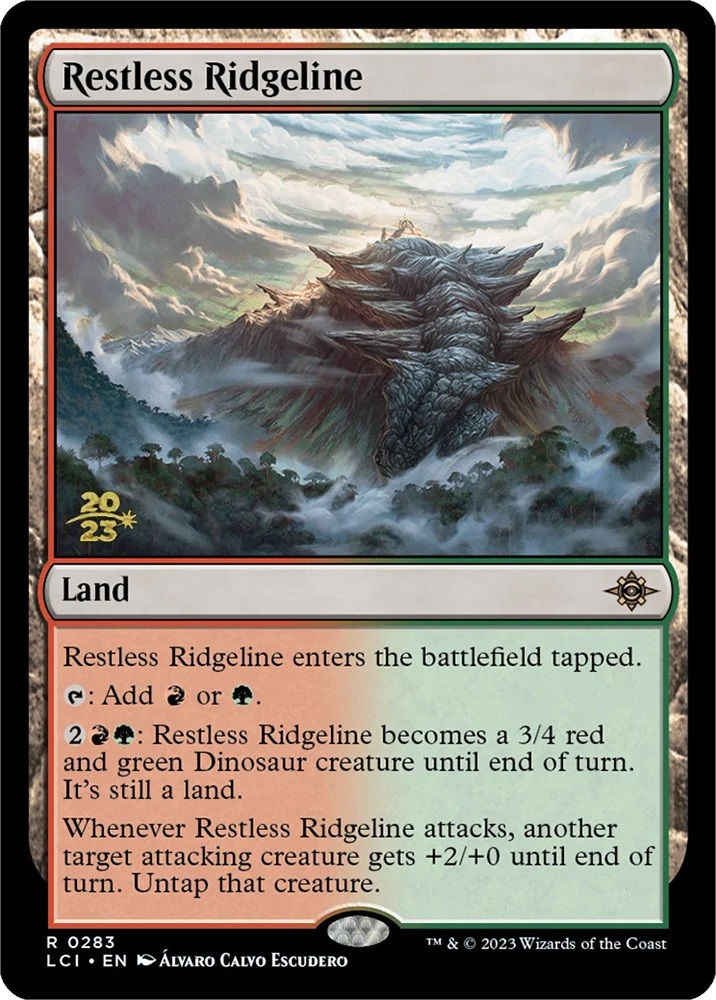 Restless Ridgeline - Foil - Prerelease Promo