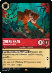 Shere Khan - Menacing Predator - 126/204 - Rare