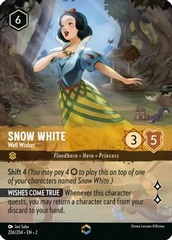 Snow White - Well Wisher - 206/204 - Enchanted - Holofoil (Alternate Art)