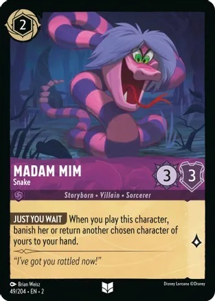 Madam Mim - Snake - 49/204 - Uncommon