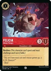 Felicia - Always Hungry - 107/204 - Common - Cold Foil