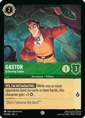 Gaston - Scheming Suitor - 83/204 - Common - Cold Foil