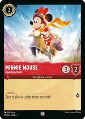 Minnie Mouse - Zipping Around - 115/204 - Common - Cold Foil