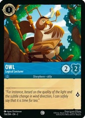 Owl, Logical Lecturer (0156) - Cold Foil