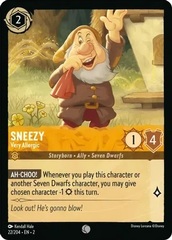 Sneezy - Very Allergic - 22/204 - Common - Cold Foil