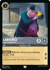 Lawrence, Jealous Manservant (0186) - Cold Foil