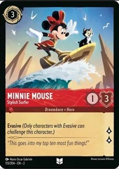 Minnie Mouse - Stylish Surfer - 113/204 - Uncommon - Cold Foil