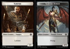 Vampire (0004) // Vampire Demon (0015) Double-Sided Token