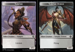 Vampire (0014) // Vampire Demon (0015) Double-Sided Token