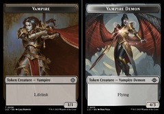 Vampire (0006) // Vampire Demon (0015) Double-Sided Token