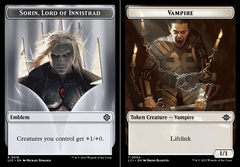 Token - Emblem - Sorin, Lord of Innistrad (0016) // Vampire (0004)