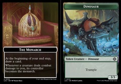 The Monarch (0018) // Dinosaur (0010) Double-Sided Token