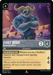 Chief Bogo - Respected Officer - 175/204 - Rare - Cold Foil