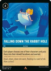 Falling Down the Rabbit Hole - 162/204 - Rare - Cold Foil