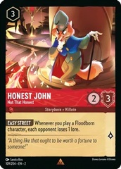 Honest John - Not That Honest - 109/204 - Rare - Cold Foil