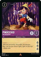 Pinocchio - Star Attraction - 56/204 - Rare - Cold Foil