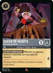 Queen of Hearts - Capricious Monarch - 192/204 - Rare - Cold Foil