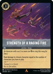 Strength of a Raging Fire - 201/204 - Rare - Cold Foil