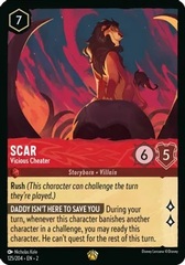 Scar - Vicious Cheater - 125/204 - Legendary - Cold Foil