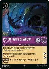 Peter Pan's Shadow - 55/204 - Super Rare - Cold Foil