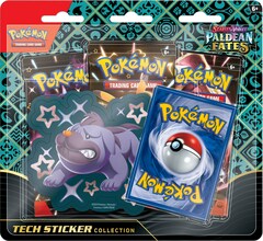 Scarlet & Violet - Paldean Fates Tech Sticker Collection 3 Pack Blister - Maschiff