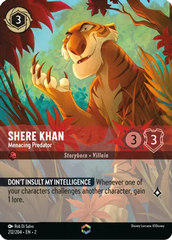 Shere Khan - Menacing Predator - 212/204 - Enchanted - Holofoil (Alternate Art)