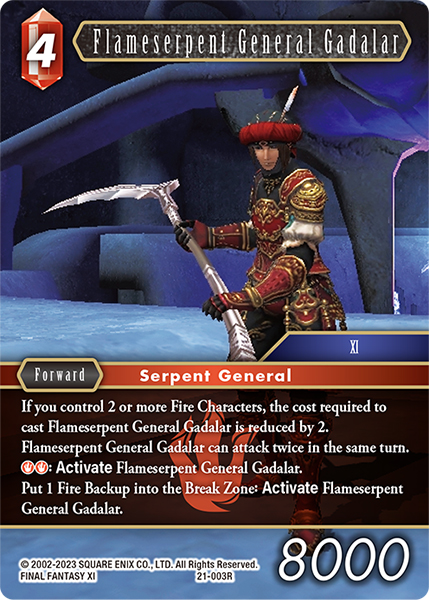 Flameserpent General Gadalar - 21-003R
