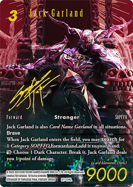 Jack Garland - 21-124L -  Full Art