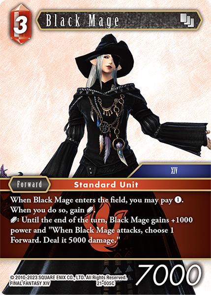 Black Mage - 21-005C - Foil