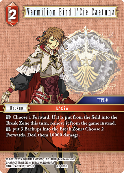 Vermilion Bird lCie Caetuna - 21-008R - Foil