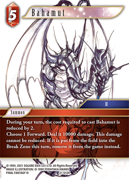 Bahamut - 21-012H - Foil