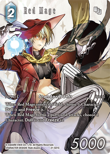 Red Mage - 21-021C -  Full Art - Foil