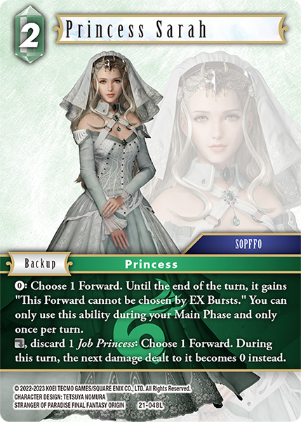 Princess Sarah - 21-048L - Foil