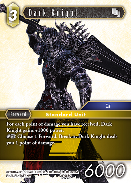 Dark Knight - 21-063C - Foil