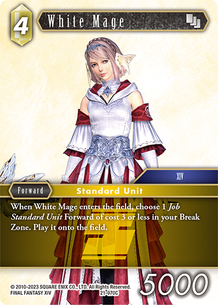 White Mage - 21-070C - Foil