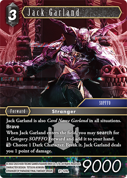 Jack Garland - 21-124L - Foil