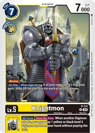 Knightmon - P-111 - P (3rd Anniversary Survey Pack)