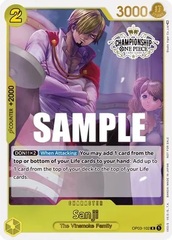 Sanji - OP03-102 - P - Foil (Store Championship Participation Pack Vol. 2)