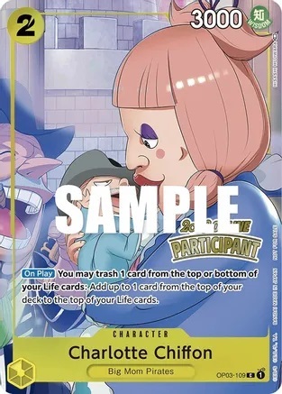 Charlotte Pudding Regionals Participant Card outlet [2023] - English