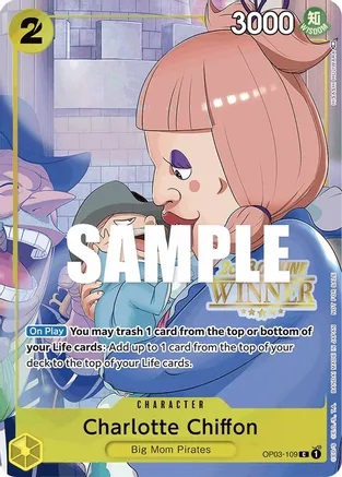 Charlotte Chiffon - OP03-109 - P - Foil (Offline Regional 2023) (Winner)